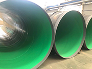 The production process of epoxy resin coated steel pipe inside and outside