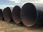 Full-electrode arc welding process for large-diameter steel pipes