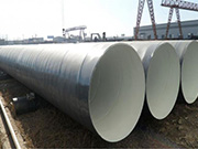 Which environments are large diameter steel pipes suitable for