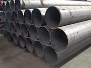 Why are large-diameter steel pipes mostly welded with steel