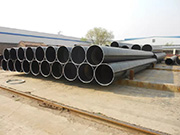 Welding treatment of thick-walled spiral steel pipe