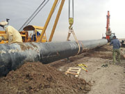 Industrial Steel Pipeline Cleaning and Purging