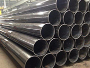 What causes straight seam steel pipes to bend during production